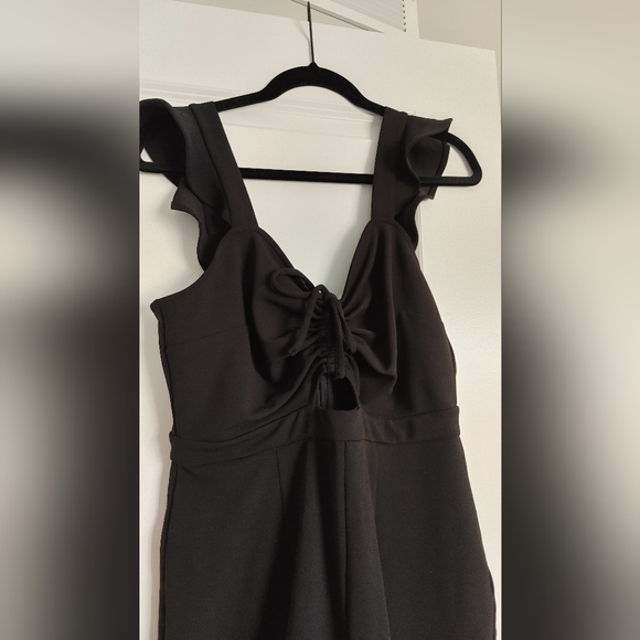 Bar III Black Romper with Cutout - Picture 2 of 5
